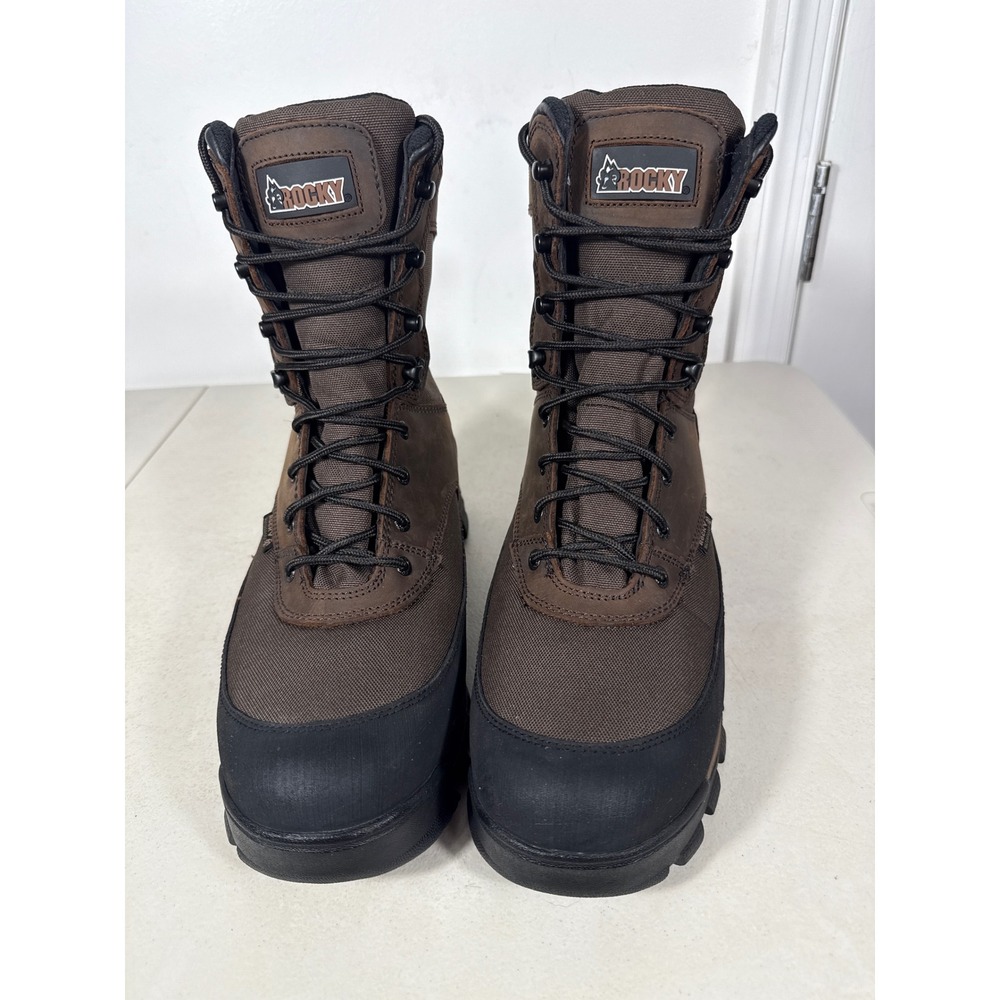 Rocky Core Mens 8" Waterproof 800g Insulated Hunting Boot Brown FQ0004753 11.5 M
